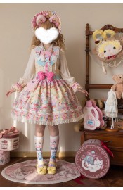 Chemical Romance Sweetheart Candy House Salopette and JSK(Reservation/3 Colours/Full Payment Without Shipping)